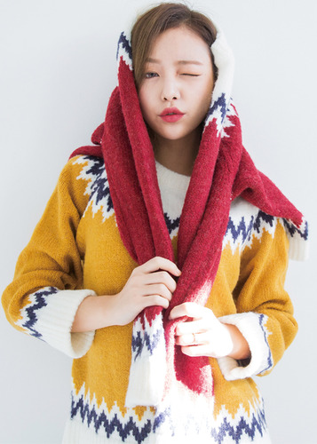 산타와나 - 눈꽃 니트 knit